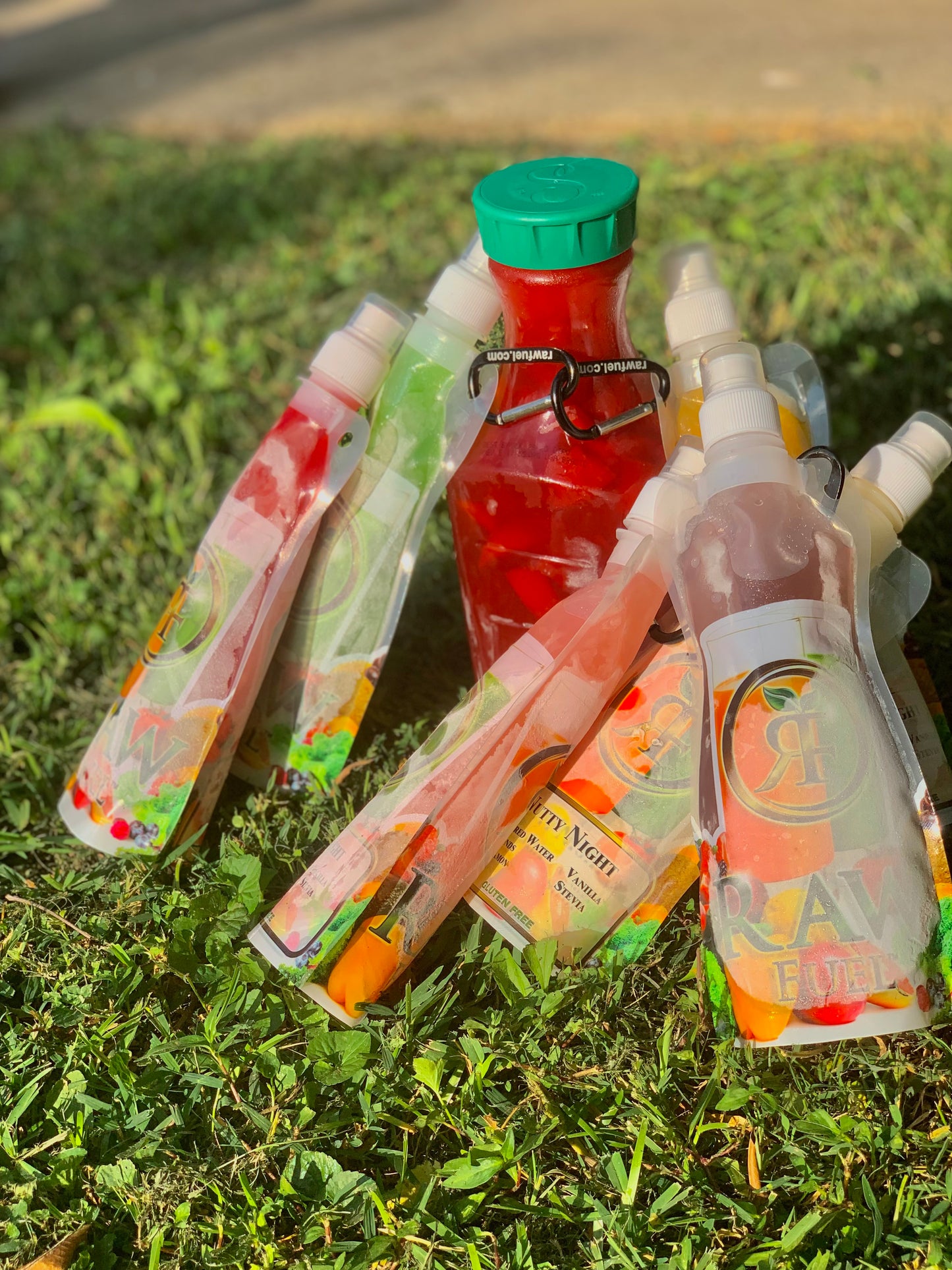 DRINKS X KG (aka RAW FUEL) pouches