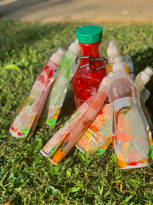 DRINKS X KG (aka RAW FUEL) pouches