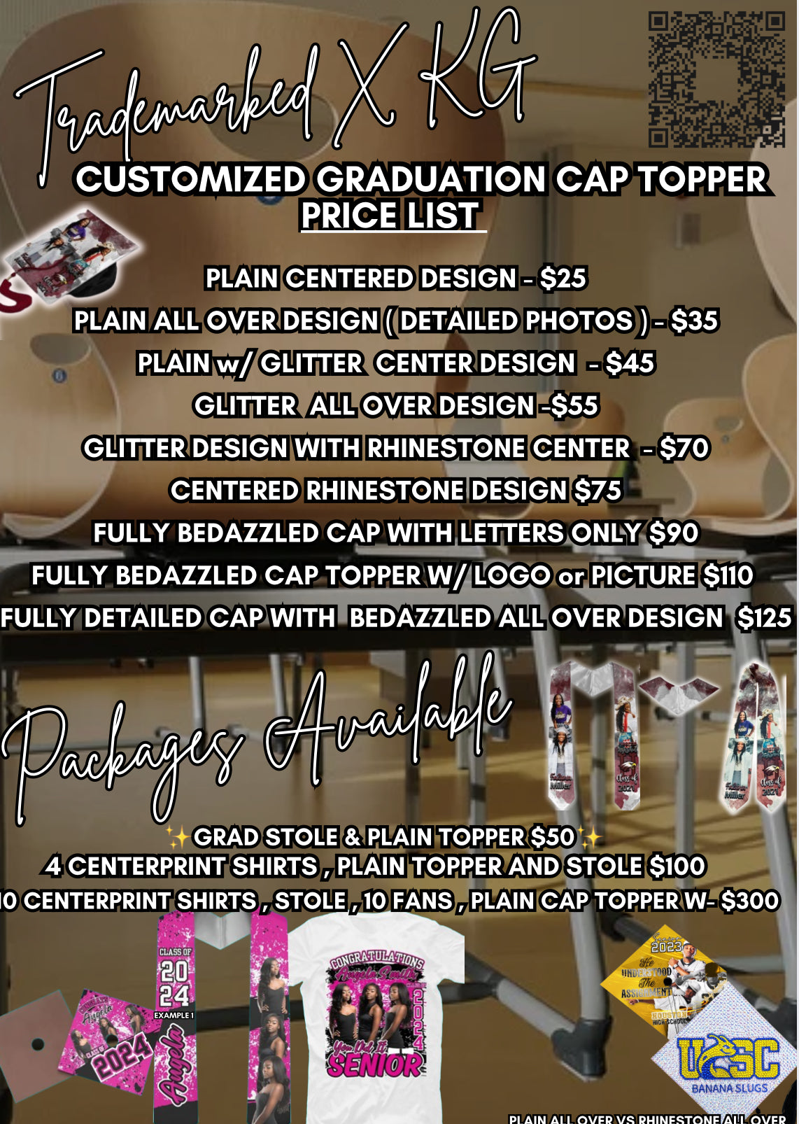 CUSTOMIZED GRADUATION CAP TOPPER
