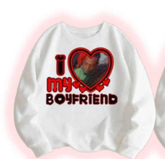 I LOVE MY BF/ GF SWEATSHIRTS