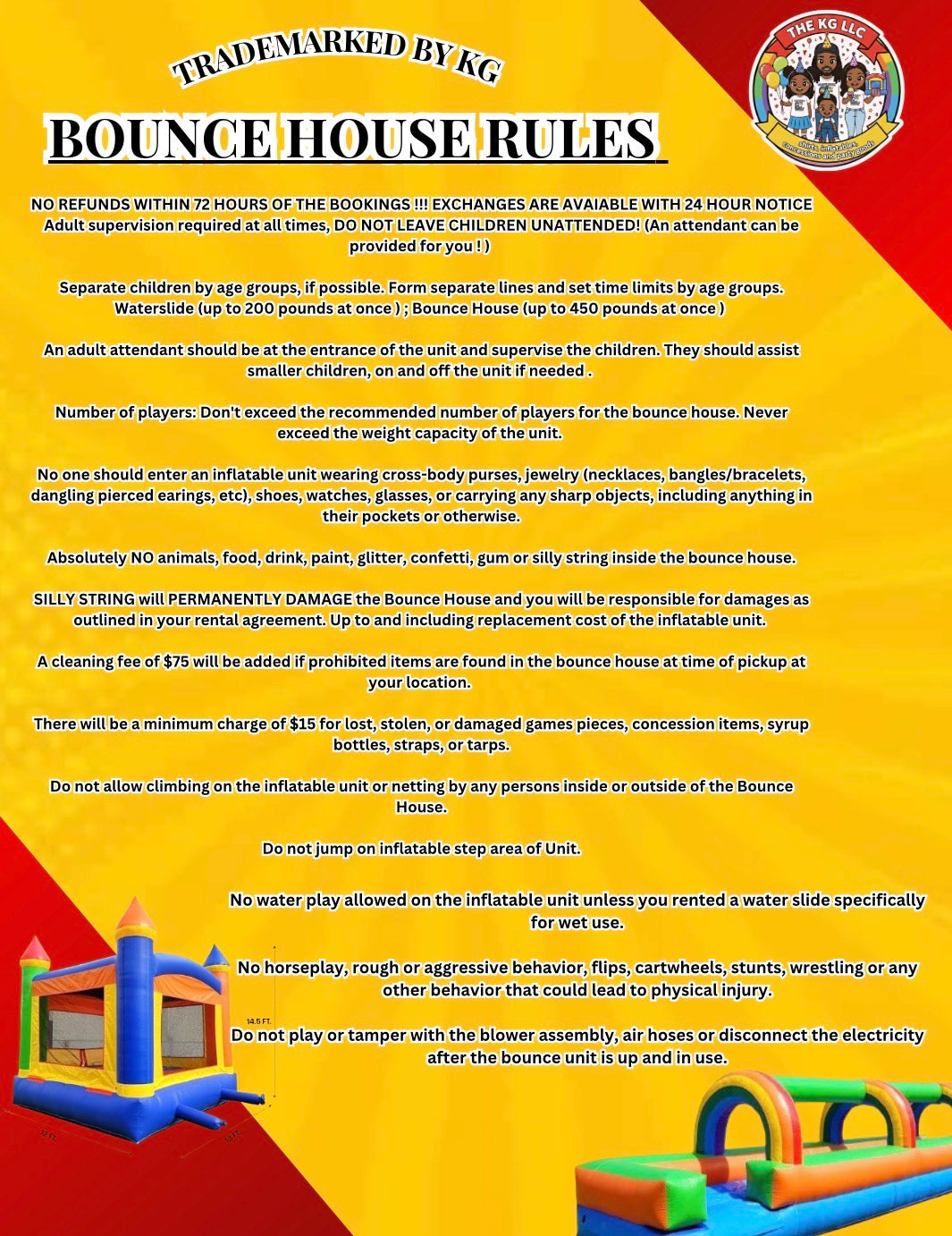 CONCESSIONS PACKAGE  (book consultation first )