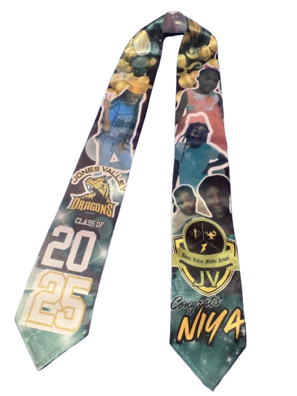 CUSTOMIZED GRADUATION STOLE (ONLY 1 STOLE)