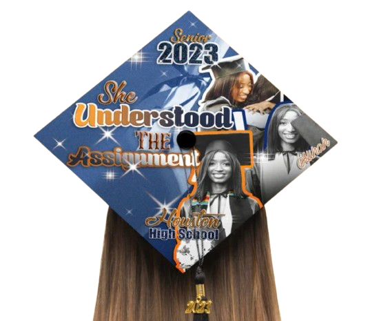 CUSTOMIZED GRADUATION CAP TOPPER