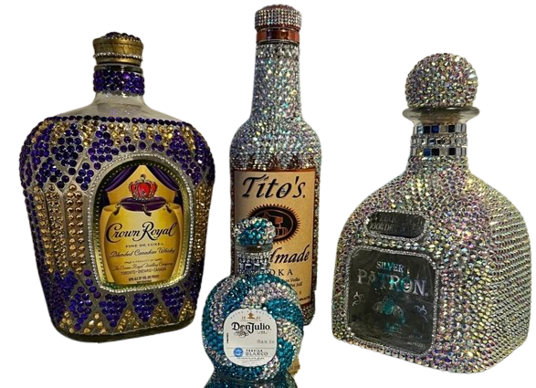 CUSTOMIZED ALCOHOL BOTTLES $65-$200 (BOOK CONSULTATION FIRST PRICES RANGE)