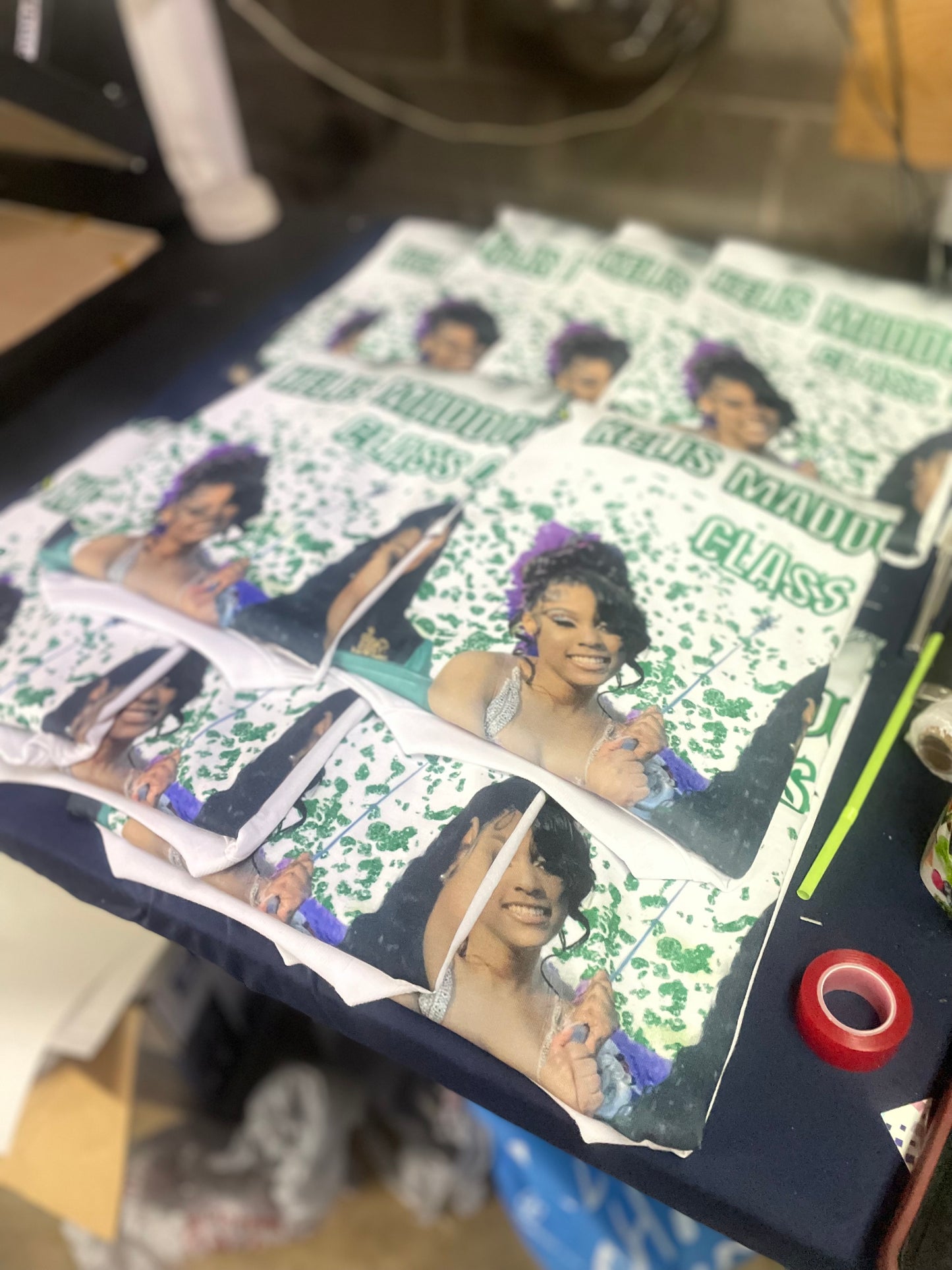 GRADUATION/PROM SHIRTS (Centerprint ) SINGLE ORDERS